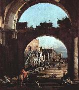Bernardo Bellotto, Capriccio Romano, Capitol